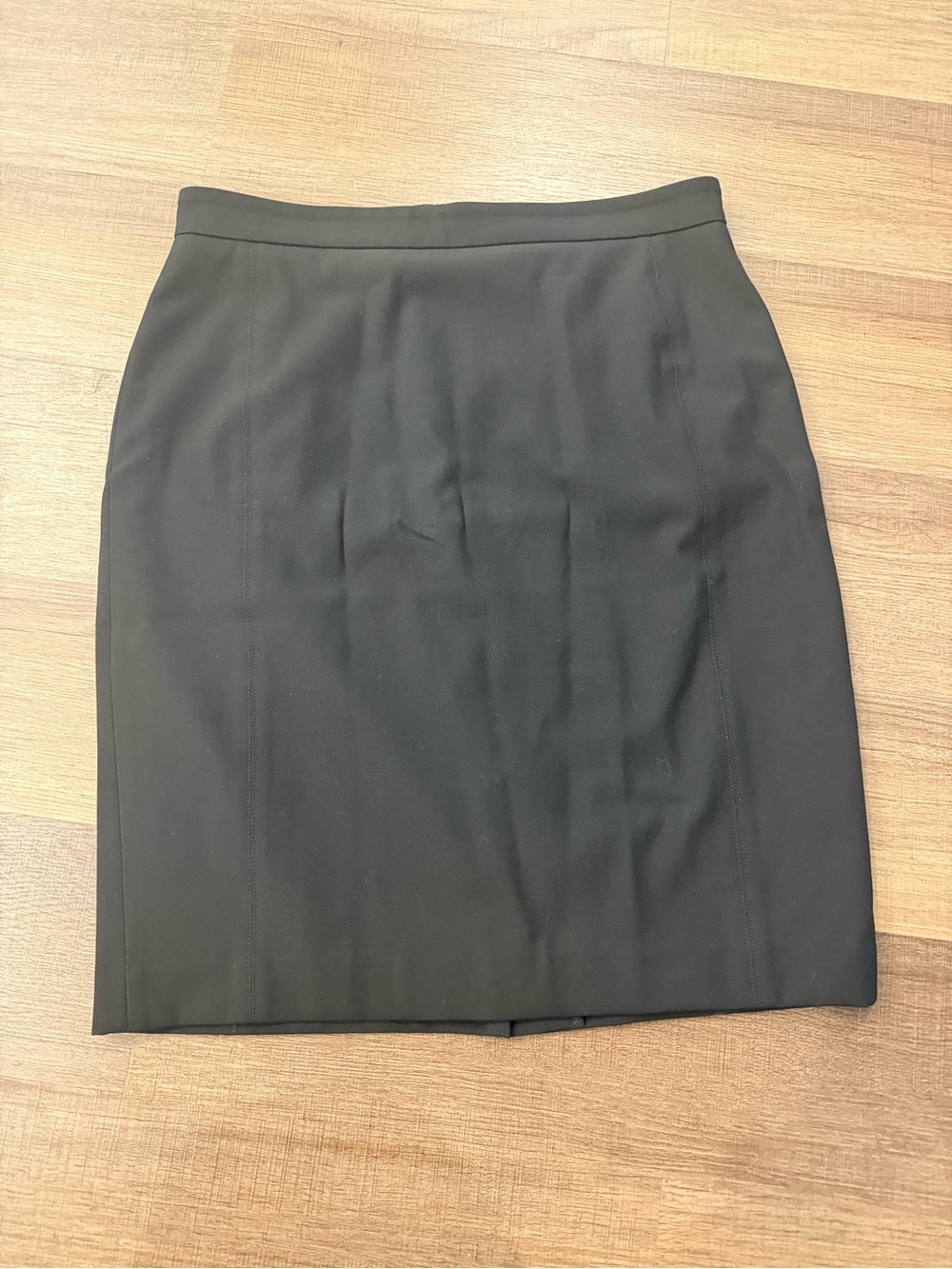 Ann Taylor Black Tailored Pencil Skirt